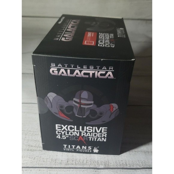 Battlestar Galactica Cylon Raider 4.5" Scar Titan Loot Crate Exclusive Vinyl - Picture 5 of 6